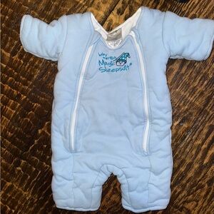Baby Blue Magic Sleepsuit Footie